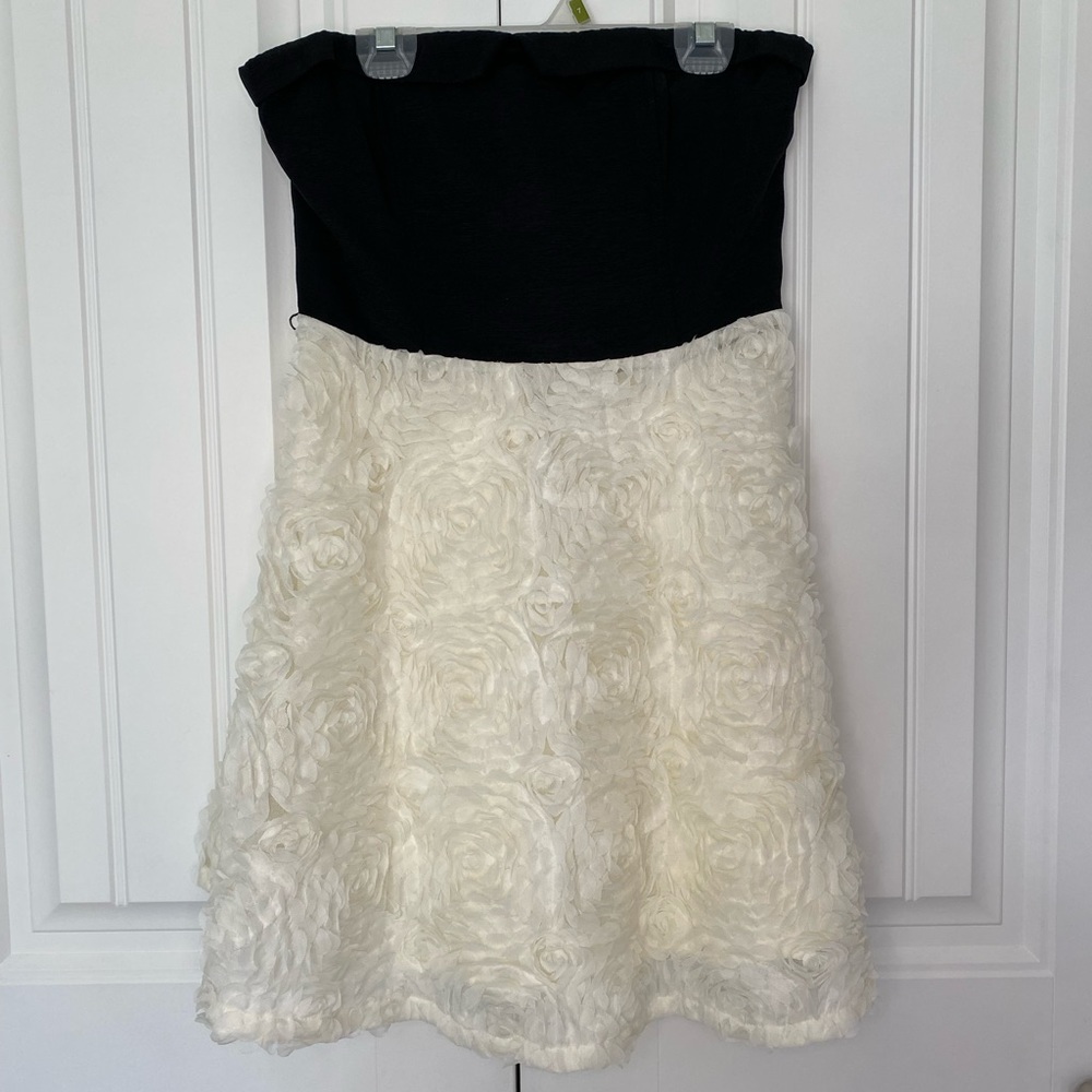 Forever 21 Strapless Black and White Dress